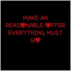 Everything must go for new stock to come in